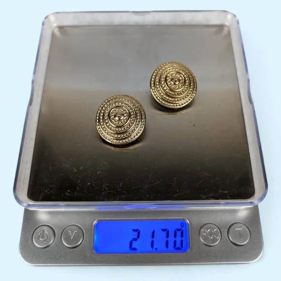 (2/$20) Vintage Sarah Cov Cone Clip-On Earrings - Picture 5 of 5